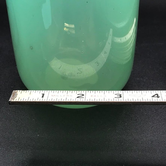 Vintage Amy Roberts Hand Blown Green Opalecent Vase Pilchuck Glass 1981 Signed - Picture 9 of 12